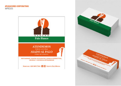 RANCHO PALO BLANCO - Tarjetas de presentación