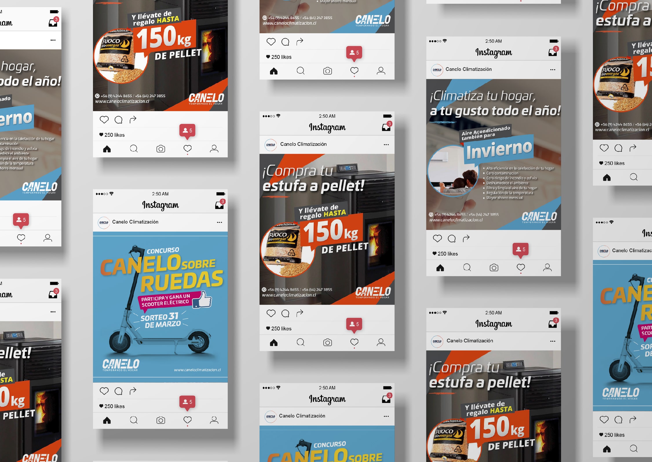 Doctor Marketing | Diseño Canelo Climatización Redes Sociales IV