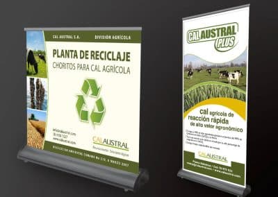 Cal Austral Branding Corporativo Aplicaciones Rollers