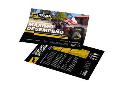 TITANHORSE Branding Portfolio Avisos & Volantes
