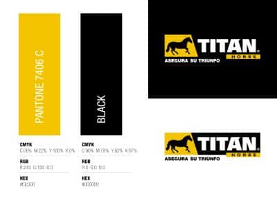 TITANHORSE Branding Portfolio Color Corporativo